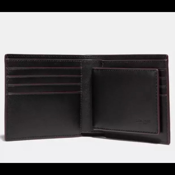 Authentic Coach Calf leather 2 in 1 wallet/Card/ID - Picture 7 of 7